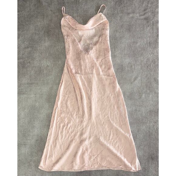 Vintage Silk Floral Maxi Slip Dress - Picture 2 of 6